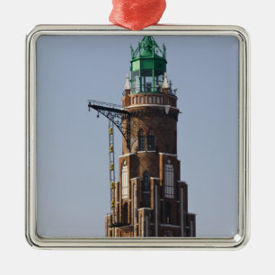 Germany, State of Bremen, Bremerhaven. Harbour Metal Tree Decoration