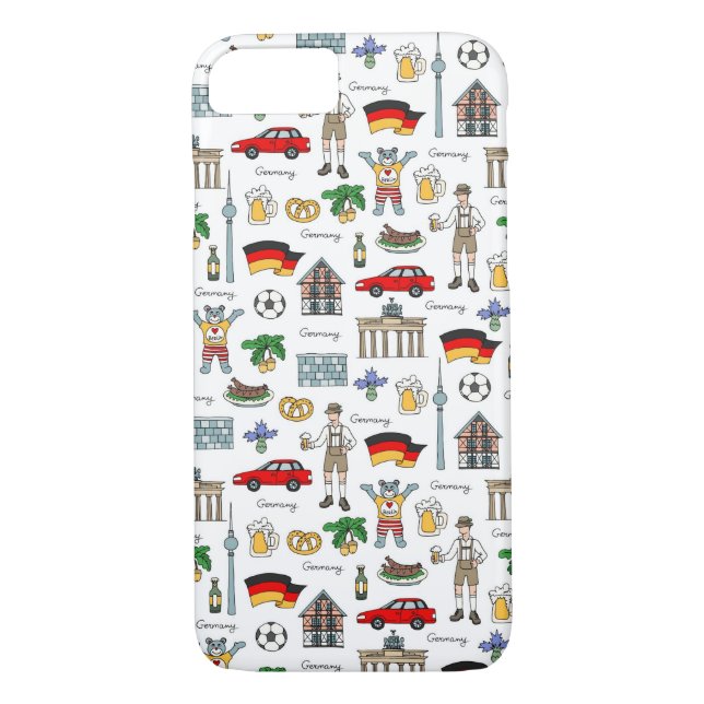 Germany | Symbols Pattern Case-Mate iPhone Case (Back)