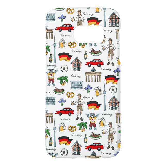 Germany | Symbols Pattern Case-Mate Samsung Galaxy Case (Back)