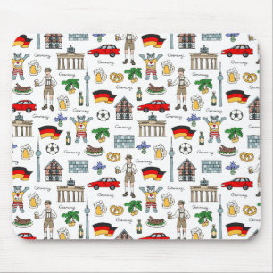 Germany   Symbols Pattern Mouse Mat
