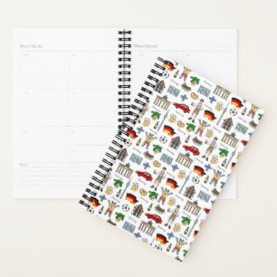 Germany Symbols Pattern Planner