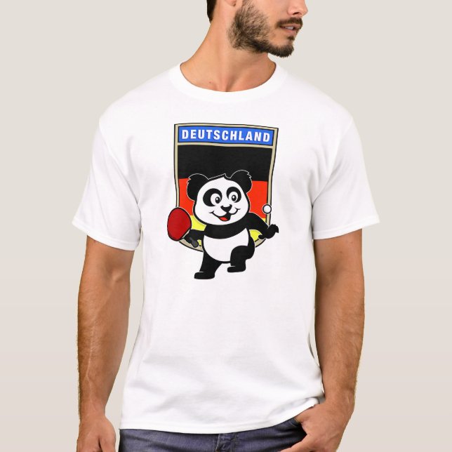 Germany Table Tennis Panda T-Shirt (Front)