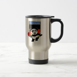 Germany Table Tennis Panda Travel Mug