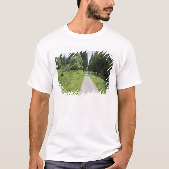 Germany, Thuringia, path in forest T-Shirt (Front)