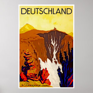 Germany Travel Art Deutschland Print German Poster