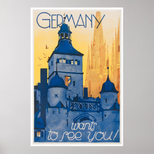 Germany Travel Art German Poster Print (XR3256)a