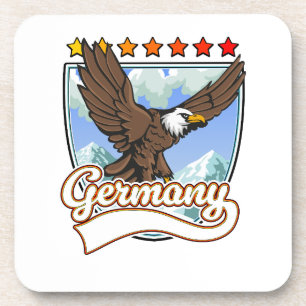 Germany Travel patch Coaster