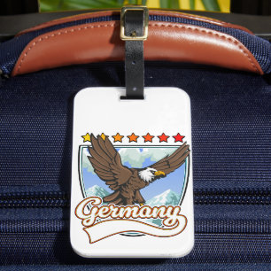 Germany Travel patch Luggage Tag