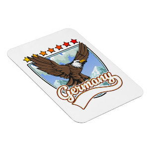 Germany Travel patch Magnet