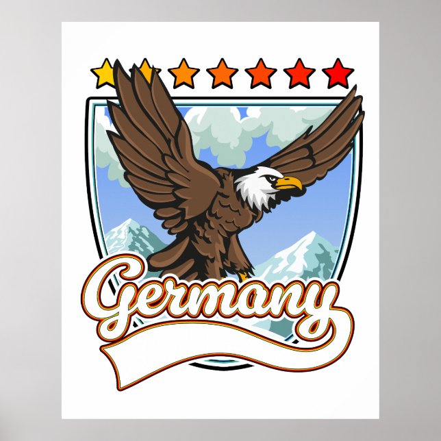 Germany Travel patch Poster (Front)