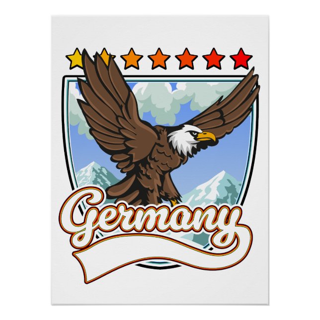 Germany Travel patch Poster (Front)