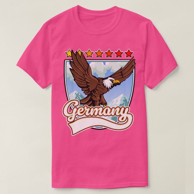 Germany Travel patch T-Shirt (Design Front)
