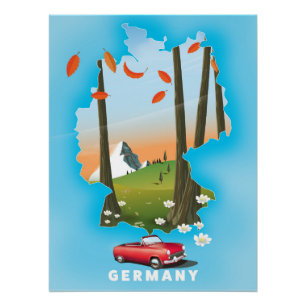 Germany Travel poster. Poster
