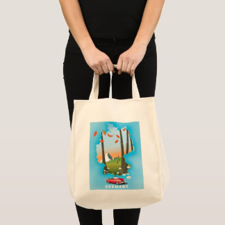 Germany Travel poster. Tote Bag