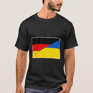 Germany Ukraine Flag German Ukrainian Support Citi T-Shirt