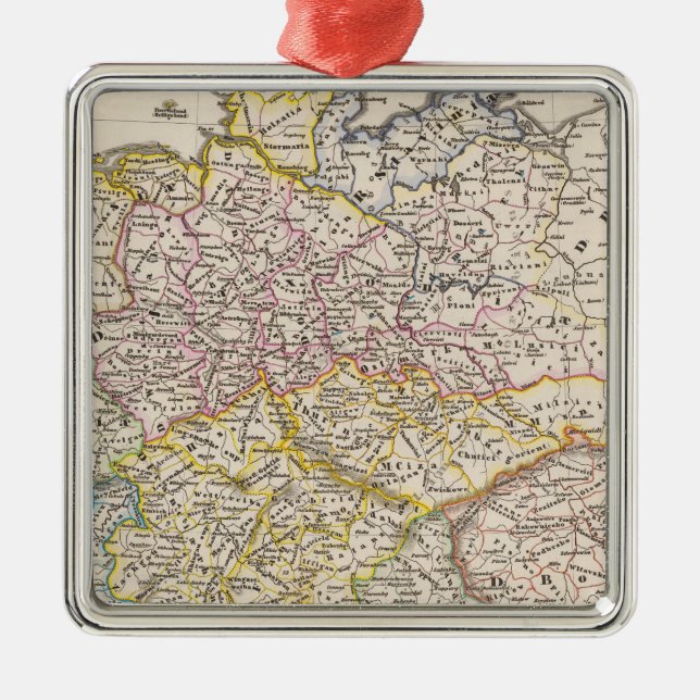 Germany under the Saxon Metal Tree Decoration (Front)