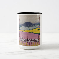 Germany vintage Countryside travel poster