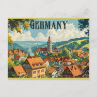 Germany Vintage German Town Retro Travel