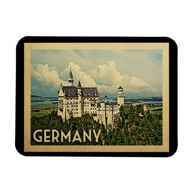 Germany Vintage Travel Magnet (Horizontal)