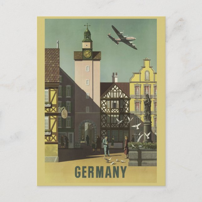 GERMANY Vintage Travel postcard (Front)