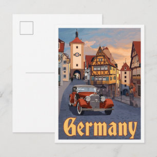 Germany Vintage Travel Postcard