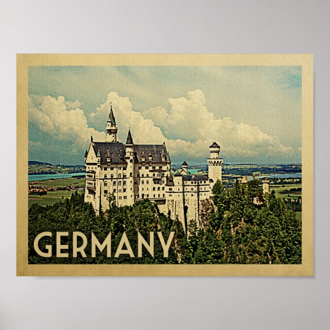 Germany Vintage Travel Poster (Front)