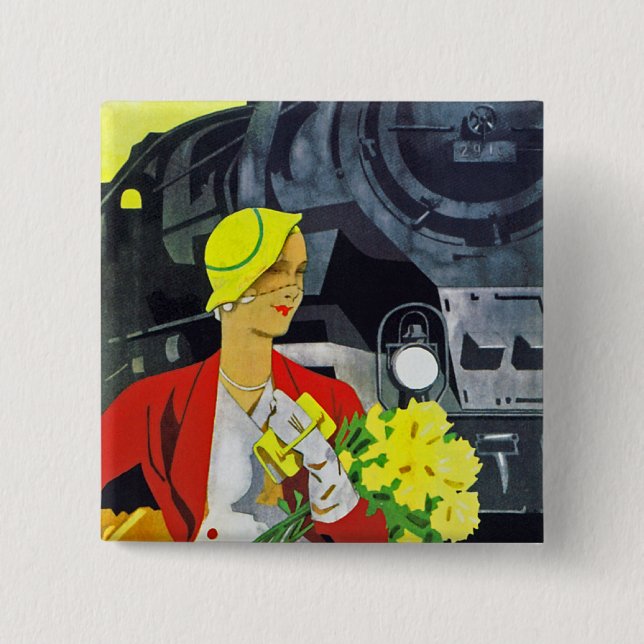 Germany Wants to See You 15 Cm Square Badge (Front)