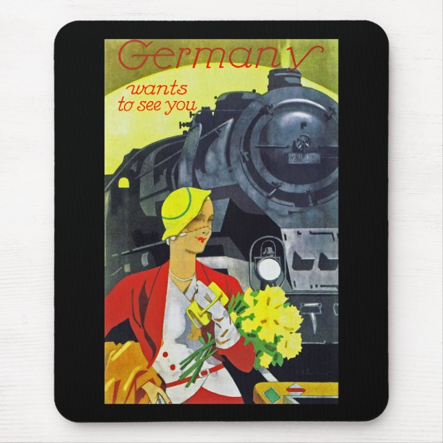 Germany Wants to See You Mouse Mat (Front)