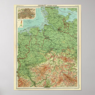 Germany western section poster