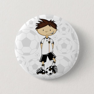 Germany World Cup Soccer Boy 6 Cm Round Badge