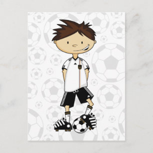 Germany World Cup Soccer Boy Postcard