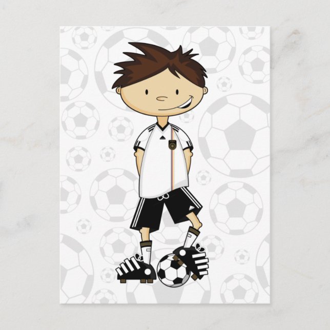 Germany World Cup Soccer Boy Postcard (Front)