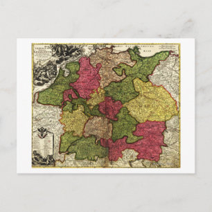 GermanyPanoramic MapGermany Postcard