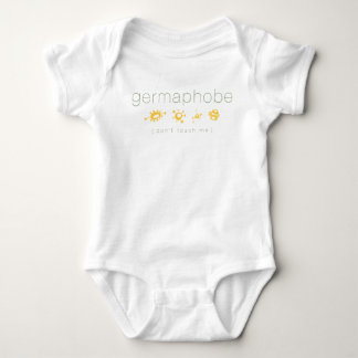 germaphobe (don't touch me) baby bodysuit