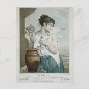 Germinal , seventh month of Republican Calendar Postcard