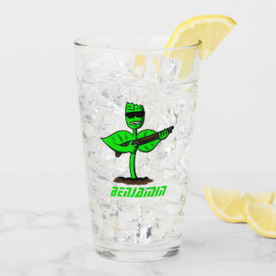 Germinator cyborg plant funny cartoon glass