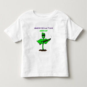 Germinator cyborg plant funny cartoon toddler T-Shirt