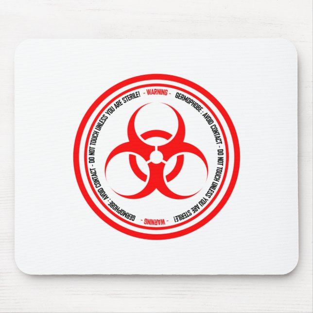 Germophobe Mouse Mat (Front)