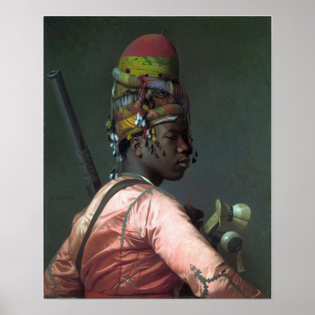 Gérôme - Black Bashi Bazouk 1869 Poster (Front)