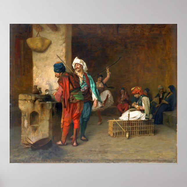 Gérôme - Cafe House Cairo (Casting Bullets) Poster (Front)