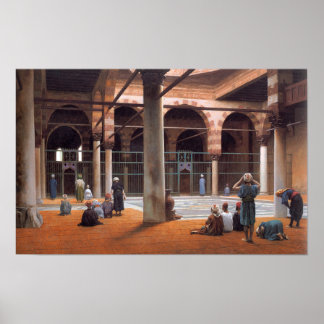 Gérôme - Interior Of A Mosque 1870 Poster