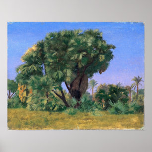 Gérôme - Study Of Palm Trees Poster