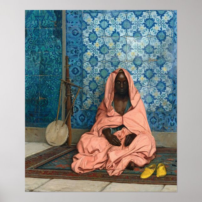 Gérôme - The Black Bard 1888 Poster (Front)