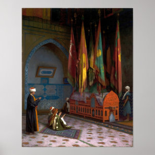 Gérôme - The Sentinel At The Sultan's Tomb Poster