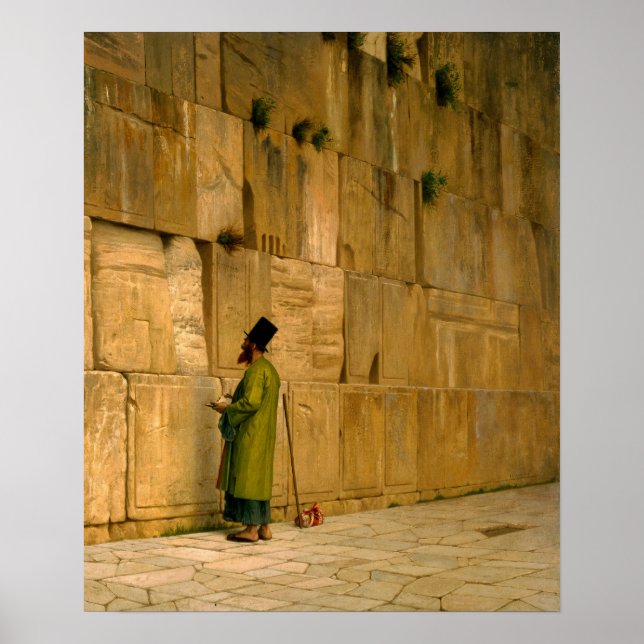 Gérôme - The Wailing Wall Poster (Front)