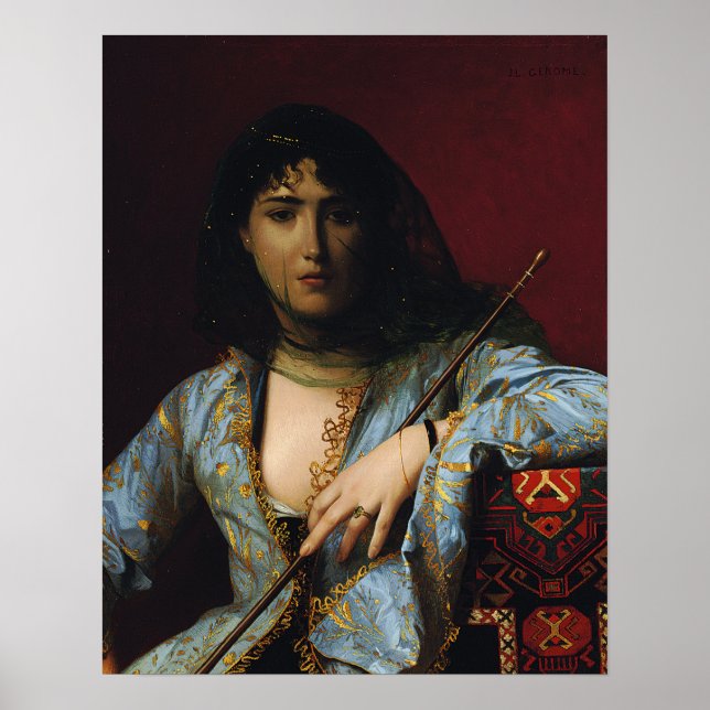 Gérôme - Veiled Circassian Beauty 1876 Poster (Front)