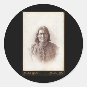 Geronimo 1888 classic round sticker