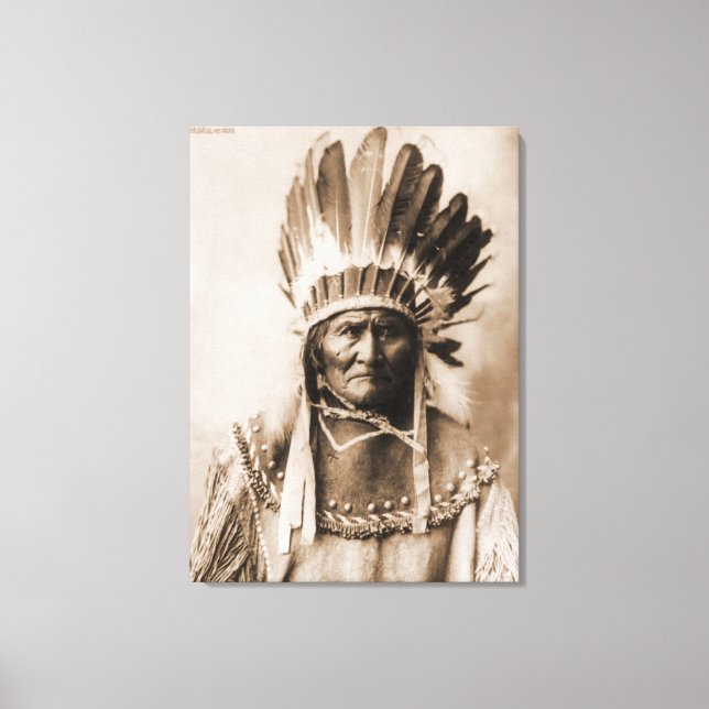 Geronimo 1904 Wrapped Canvas (Front)