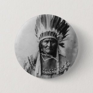 Geronimo 6 Cm Round Badge