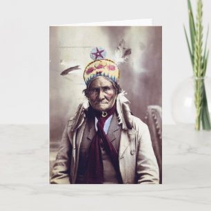 Geronimo, age 74 card